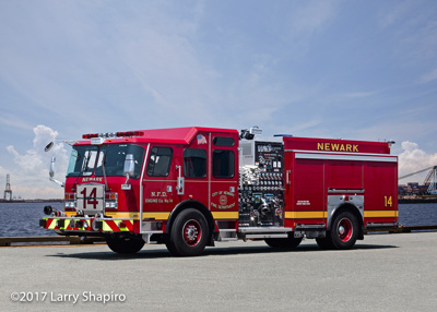 Newark Fire Department NJ Engine
